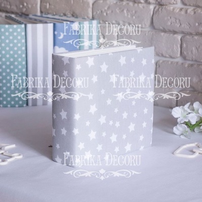 Заготовка альбома в мягкой обложке Серые звезды, TM Fabrika Decoru