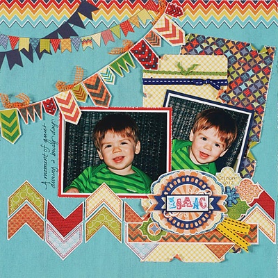 Набор двусторонней скрапбумаги HOTP - Happy Days Paper Pack, 12 листов, размер 30х30 см