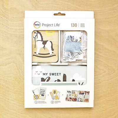 Набор карточек Project Life by Becky Higgins - Value Kit - Little You Boys, 130 элементов