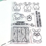 Набор штампов Gerda Steiner - Hoppiness 4x6 Clear Stamp Set