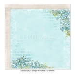 Лист двусторонней бумаги для скрапбукинга LemonCraft -  Forget Me Not 06