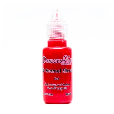 Жидкие эмалевые капли от Dovecraft - Red, 20 мл