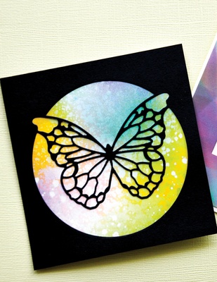 Лезвие от Memory Box - Chantilly Butterfly Collage craft die