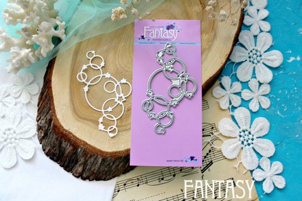 Нож для вырубки Fantasy "Средние пузыри со звездами" размер 8*4 см