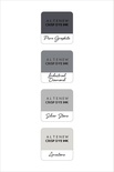 Набор чернил от Altenew - Rock Collection Mini Ink Cube Set