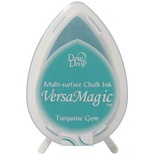 Чернила для штампинга Tsukineko - VersaMagic Dew Drops Turquoise Gem