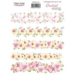 Набор наклеек (стикеров) 5 шт Orchid song 169, ТМ Фабрика Декора