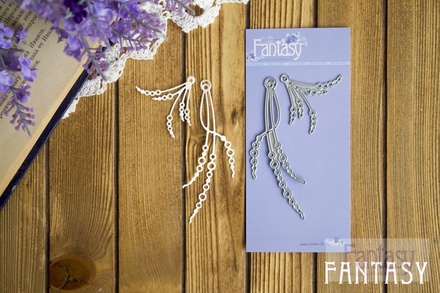 Ножи для вырубки Fantasy "Жемчужные нити и тычинки для цветов 2", 8.5*2.3 см и 3.8*4 см