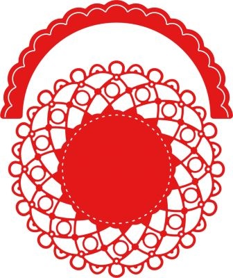 Лезвие Dianza Doily w/Angel Wing от Cheery Lynn Designs
