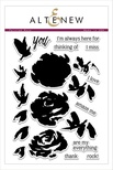 Набор штампов от Altenew - Painted Rose Stamp Set- Роза