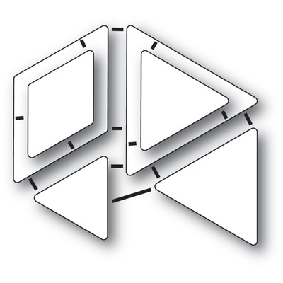 Ножи от Memory Box - Equal Triangle Die Set