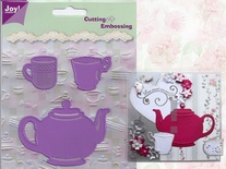 Набор лезвий Joy! Crafts Dies - Tea Pot and Mugs - Чайник и чашки