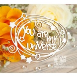 Чипборд ScrapBox - Надпись You are my universe Hi-327