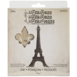 Лезвия Sizzix Bigz Die - Fleur de Lis & Eiffel Tower, 2 шт.