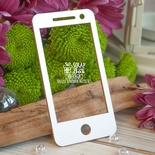 Чипборд ScrapBox - Смартфон рамка Ht-068