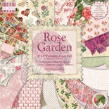 Набор бумаги для скрапбукинга First Edition - Rose Garden, 16 листов, размер 20х20 см