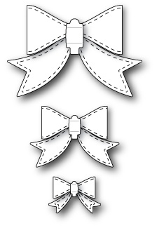 Нож для вырубки от Memory Box - Stitched Bows  