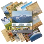 Набор односторонней скрапбумаги от Paper House - Scenic America Paper Pad, 20,3x20,3 см, 48 шт