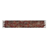 Лезвие от Sizzix - Sizzlits Decorative Strip Die - Brick Wall