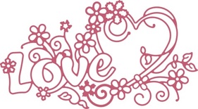 Лезвие Garden Of Love от Cheery Lynn Designs