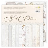 Набір паперу для скрапбукінгу Lemoncraft - Wood Patterns, 30.5х30.5 см