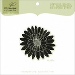 Акриловый штамп Lesia Zgharda FL037a Цветок большой, размер 4,8x4,6 см