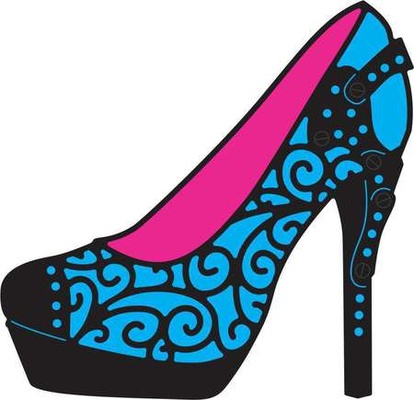 Нож для вырубки от Cheery Lynn Designs - High Heel (Steampunk Series)