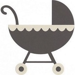 Лезвие Lifestyle Crafts - QuicKutz - baby carriage