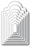Нож для вырубки от Poppystamps - Main Street Tags, 8 тегов от 2,8 до 13 см