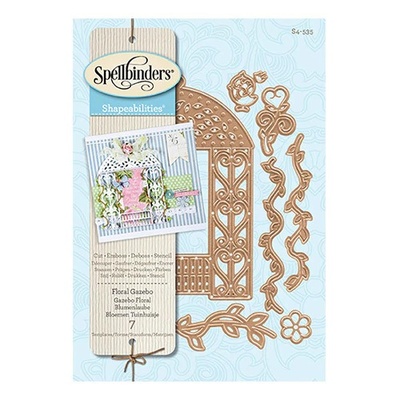 Нож для вырубки от Spellbinders - Victorian Garden Floral Gazebo