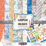 Набор скрапбумаги European Holidays, 30,5x30,5см, Фабрика Декору