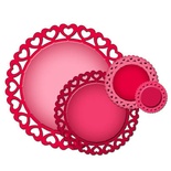 Нож для вырубки от Spellbinders - Heart Circles, 4 шт