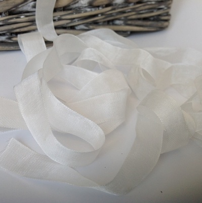 Лента Seam Binding - Winter White, цвет белый, ширина 1,3 см, длина 90 см