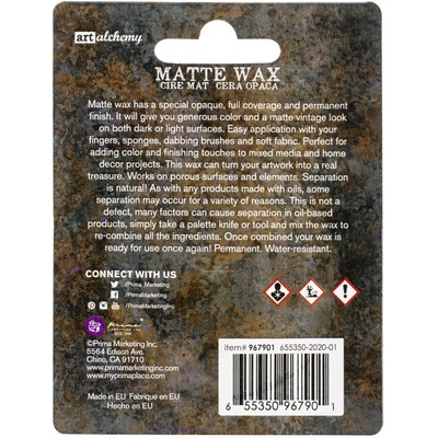 Матовый воск от Prima Marketing - Finnabair Art Alchemy Matte Wax - Patina Blue, 20 мл