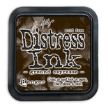 Штемпельная подушка Ranger Distress Ink Pad - August - Ground Espresso