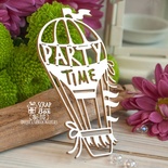 Чипборд ScrapBox - Воздушный шар - аэростат "Party Time" Ho-115
