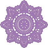 Нож для вырубки от Prima - Crochet Doily - Purple Metal Die (584054)
