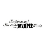 Акриловый штамп ''Ты стал мудрее''