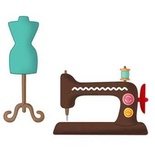 Лезвие CottageCutz - Sewing Machine, 10х10 см, коллекция My Little Shoebox
