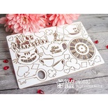 Чипборд ScrapBox - набор Alice in Wonderland Hc-022