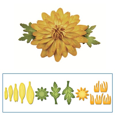 Ножи от Spellbinders - Create a Daisy - Маргаритка, набор