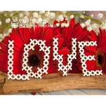 Чипборд ScrapBox - Надпись Love под вышивку тонкая Hi-343
