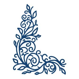 Нож от Tattered Lace Dies - Detailed Flourish - Завиток