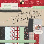 Набор бумаги DCWV - Home For Christmas, 30х30 см, 24 листа