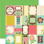 Лист скрапбумаги от Echo Park - Life is Good - Journaling Cards, 30x30