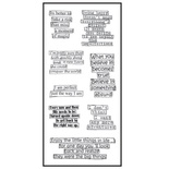 Акриловый штамп Ranger - Dyan Reaveley - Dylusions - Clear Stamps - Clearly Quotes