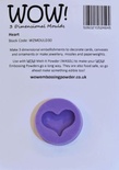 Молд от Wow -  Heart - Silicone Mould