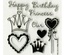 Лезвия и штампы Sizzix - Framelits Die Set w/Stamps - Princess, 8 шт.