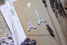Нож для вырубки от Scrapfriend - Эйфелева башня, 2х4 см