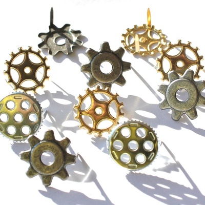 Набор брадсов Eyelet Outlet - Gear Brads, 12 штук